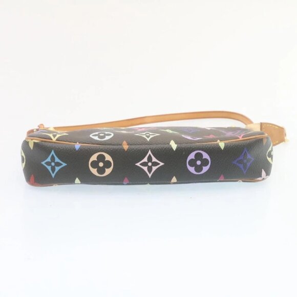 LOUIS VUITTON Monogram Multicolor Pochette Accessoires Pouch Black - Picture 5 of 14
